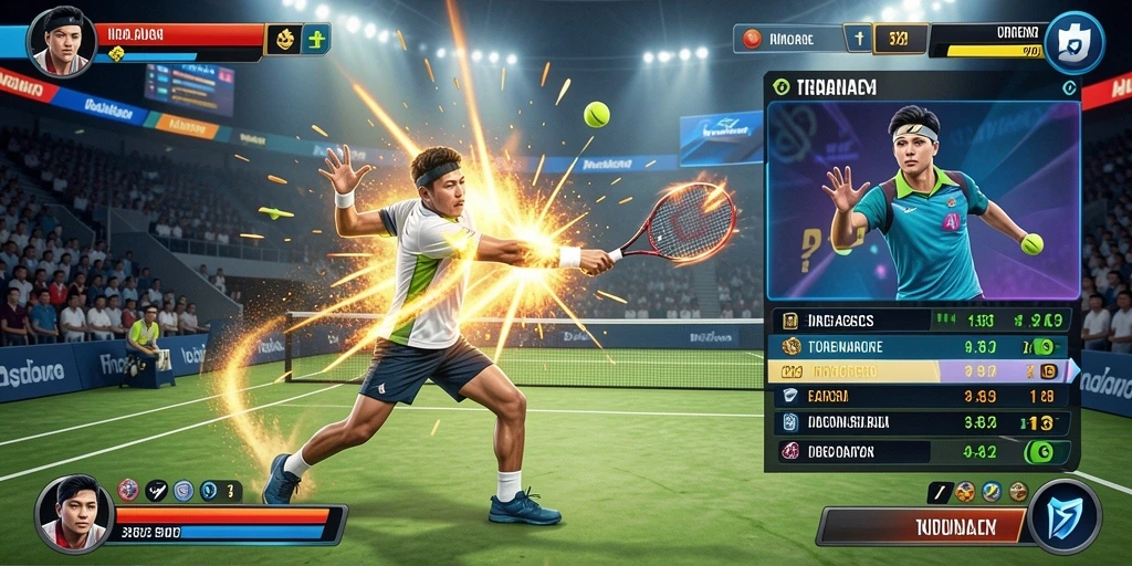 Screenshot menunjukkan grafis menawan dalam gameplay.