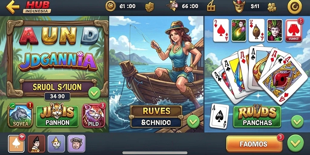 Tangkapan layar menampilkan petualangan seru di dalam game.
