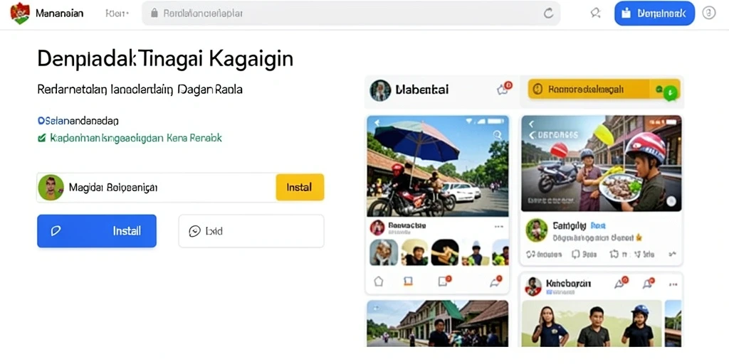 Tampilan awal yang menarik dan mudah dinavigasi.