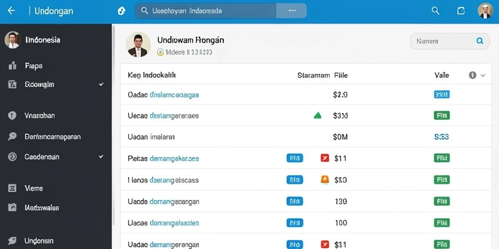 Tampilan menu yang menarik dan mudah dinavigasi.